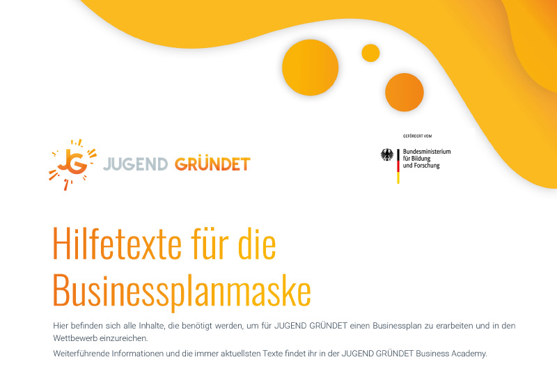 Businessplan-Hilfetexte (PDF)