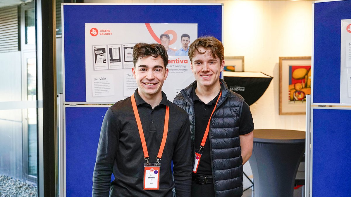 Team Mentiva beim Pitch Event in Münster im März 2026.