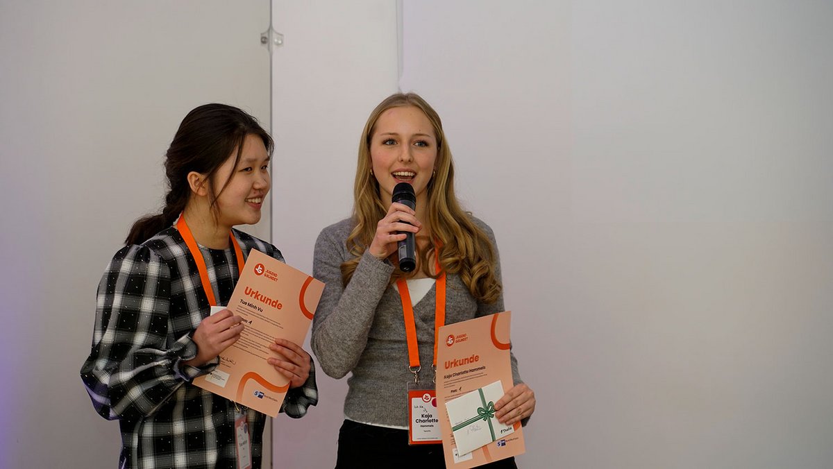 Team TerraTin beim Pitch Event in Münster im März 2026.