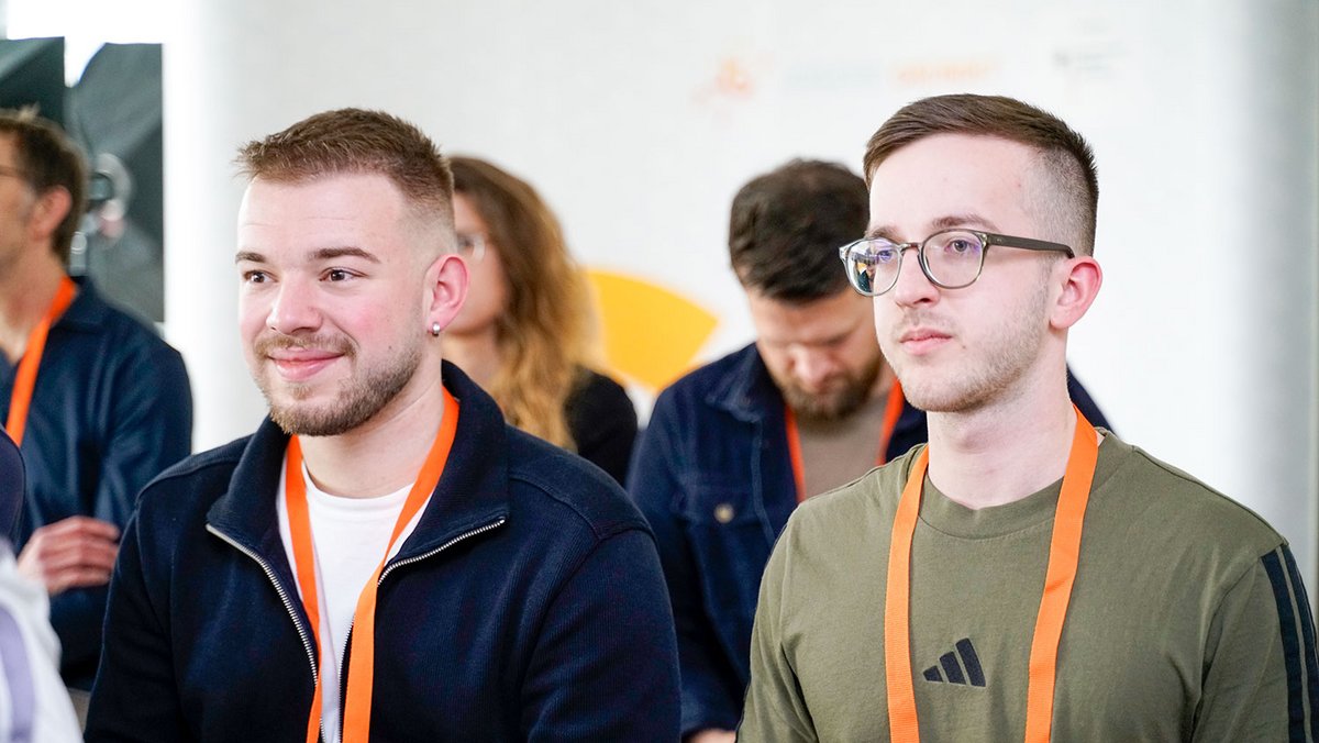 Team SportLink beim Pitch Event in Berlin im März 2026.