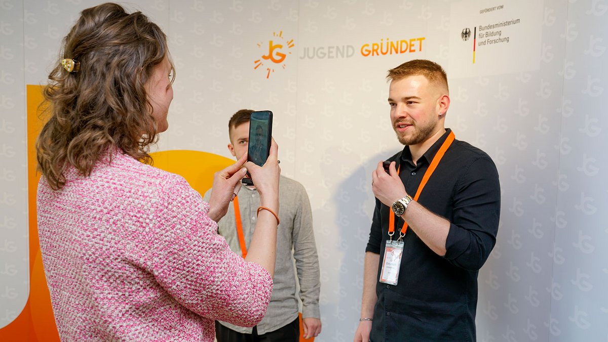 Team SportLink beim Pitch Event in Berlin im März 2026.