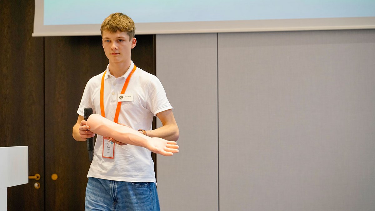 Team Vitronis beim Pitch Event in München im März 2026.