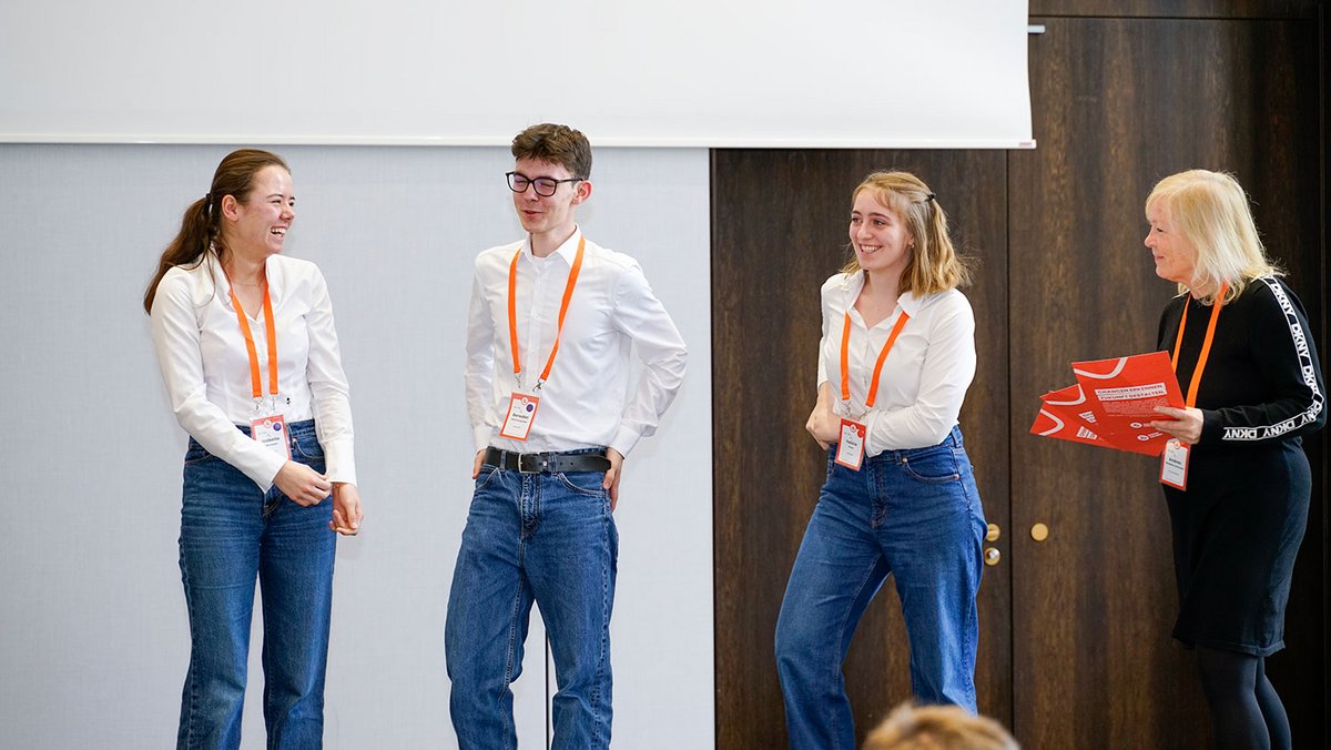 Team Air2Growth beim Pitch Event in München im März 2026.