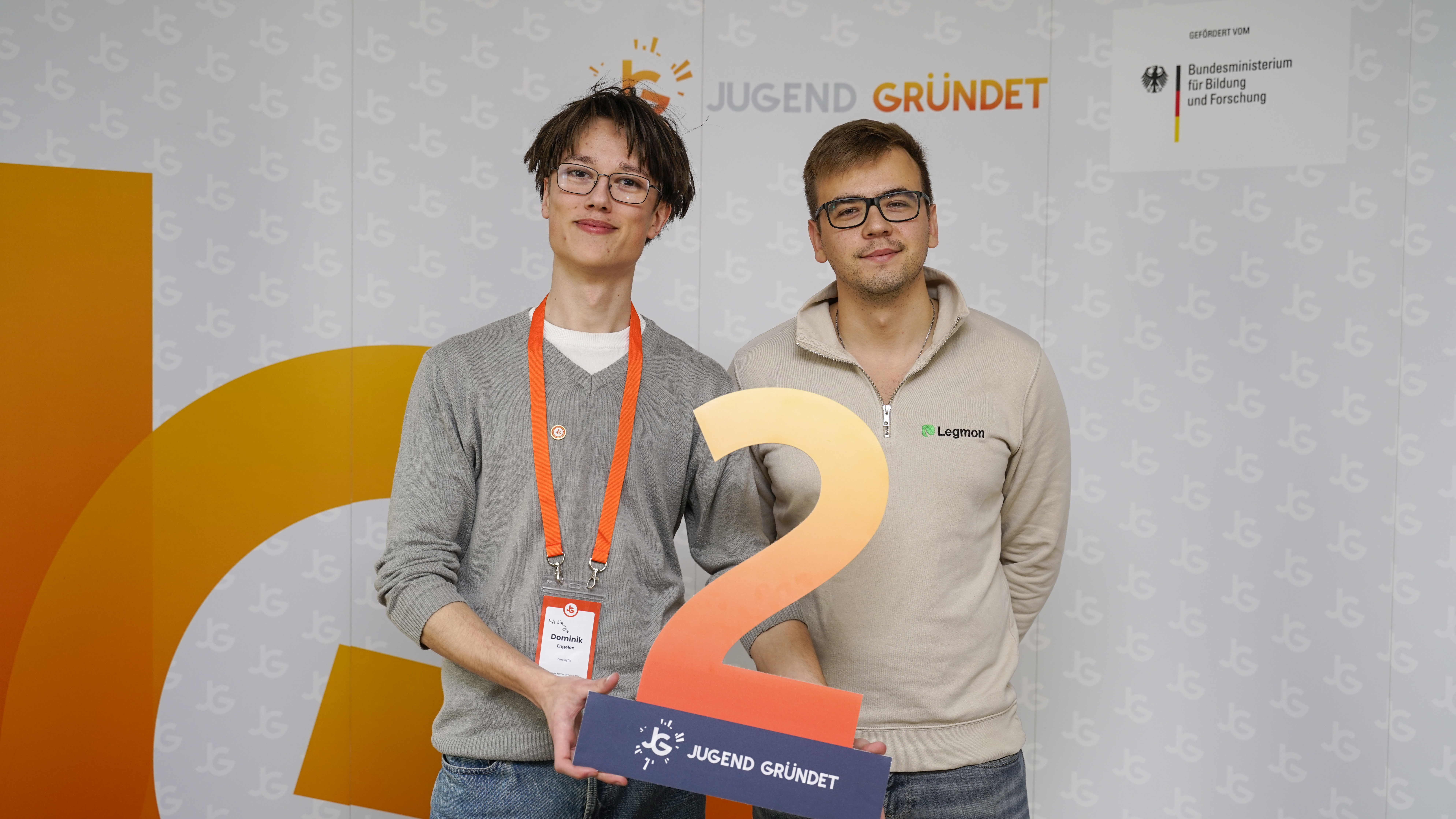 Platz 2 mit Laudator