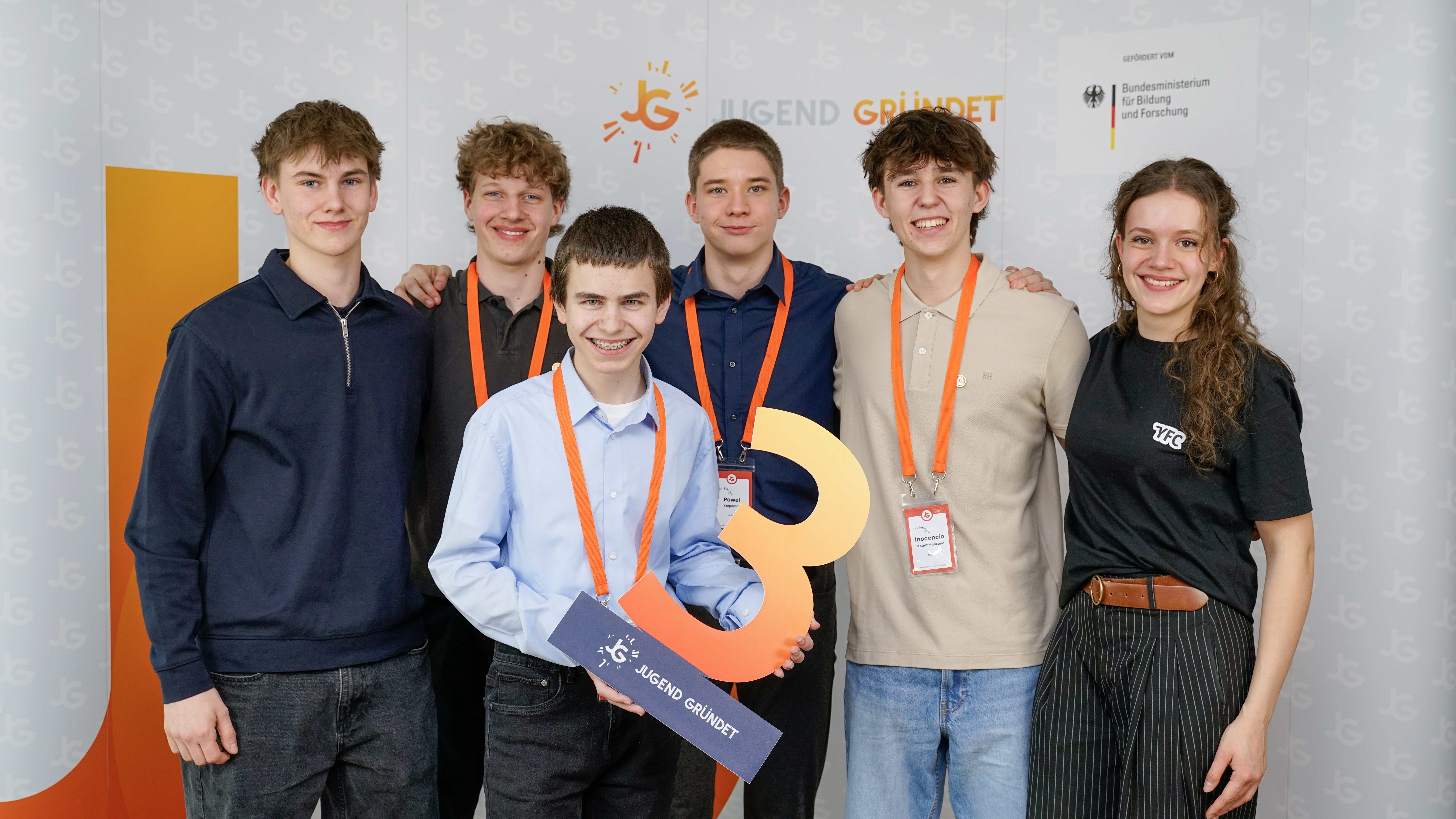 Platz 3 mit Laudatorin