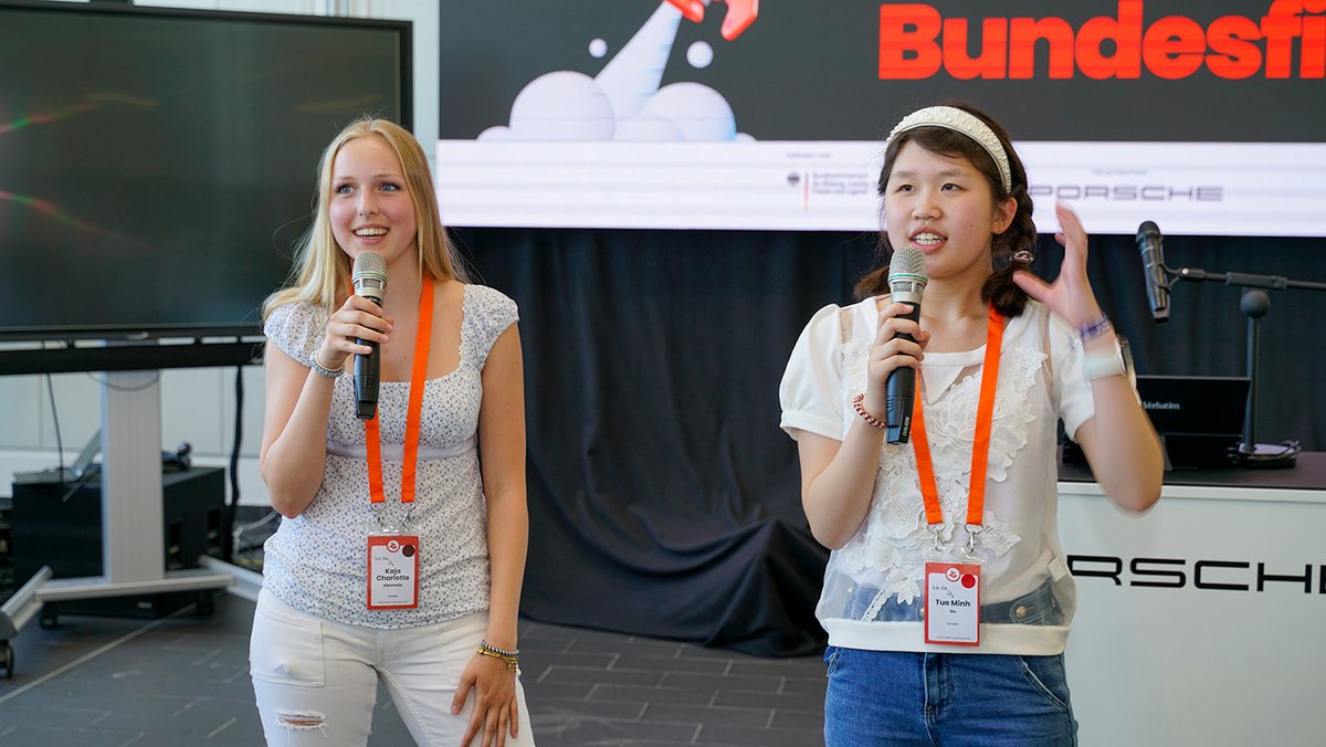 Team beim Pitch