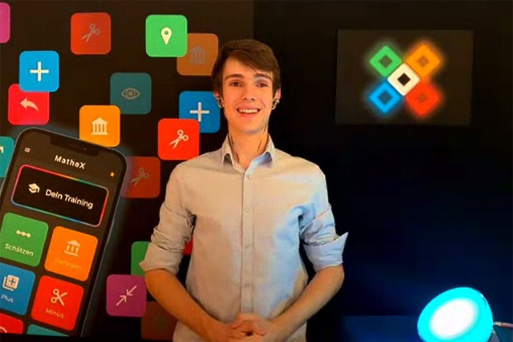 Platz 1 für MatheX: Stefan Neuber