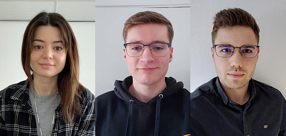 Nari-Fruits vlnr: Fatima, Rasmus, Gerrit